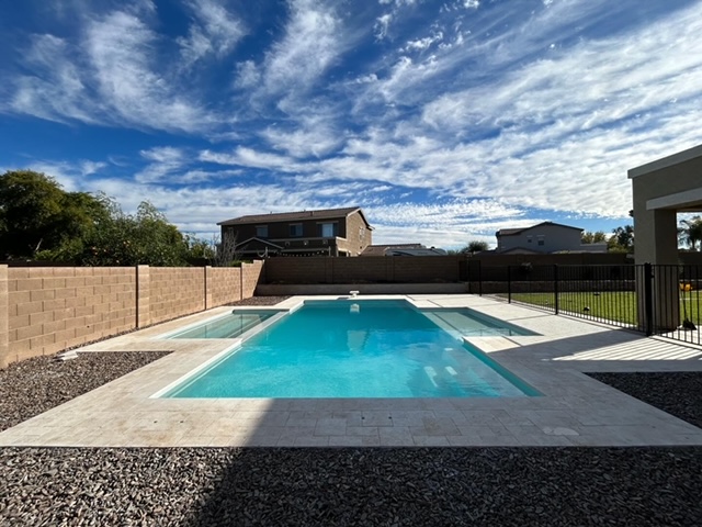 pool builders Queen Creek - finished project.