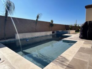 Pool and spa in Queen Creek AZ.