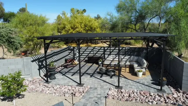 Pergola installation and outdoor living space designs.