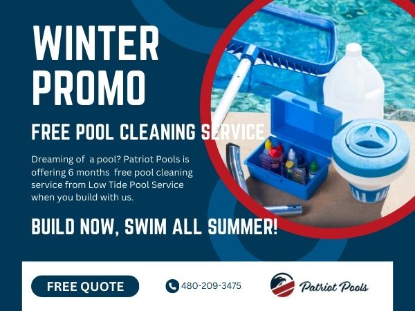 pool builder deals and promos.