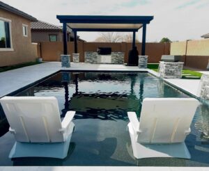 backyard pool contractors Patriot Pools.