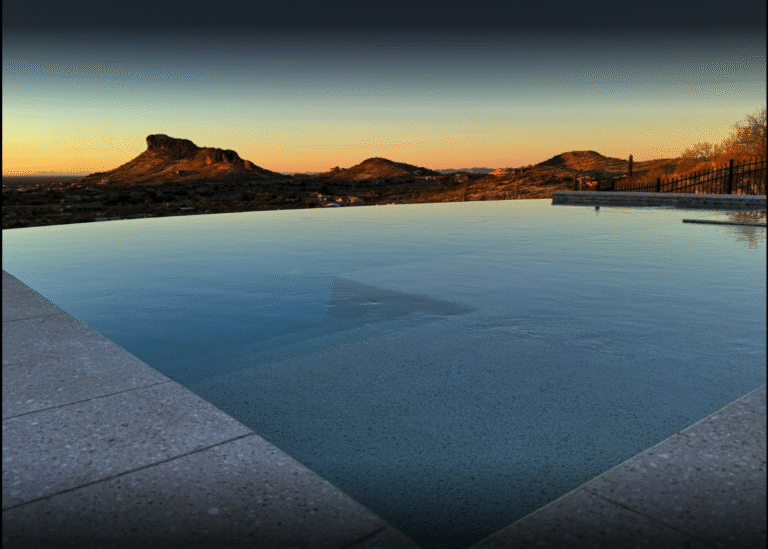 Infinity edge pool in scottsdale.
