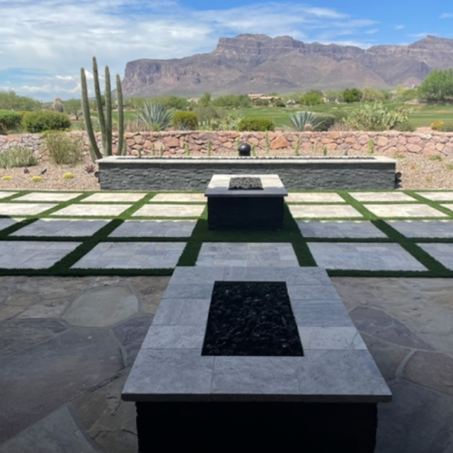 desert view landscape design.