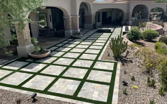 Hardscape and landscape design in Queen Creek AZ.